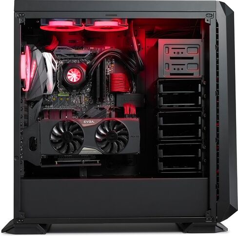RAIJINTEK ZOFOS EVO WINDOW E-ATX Full Tower PC Case, Tempered Glass, ARGB Lighting at Front, Removable Bracket,1*140mm PWM ARGB Fan with Controller and 2*120mm Fans Pre-Installed, Black (0R200073) in Saudi Arabia