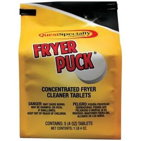 Fryer Puck Fryer Boil-Out Deep Fryer Cleaner Tablet (30 Pack)