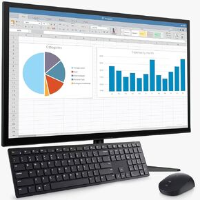Lenovo All in One Tiny Computer سطح مكتب كمبيوتر واحد ، معالج Intel Pentium J3710 ، ذاكرة الوصول العشوائي 8 جيجا بايت ، 256 جيجا بايت SSD ، شاشة جديدة 22 بوصة ، لوحة المفاتيح اللاسلكية والماوس ، WiFi/Bluetooth ، Windows 10 (متجدد)