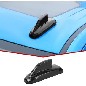 Jecar Black Shark Fin Roof Attenna Cover Trim متوافق مع Chevy Silverado & Tahoe & Suburban & GMC-Yukon & GMC-Sierra & Cadillac Escalade 2019-2025