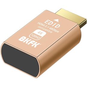 4K 120Hz hdmi Dummy Plug - Display to hdmi Adapter, Luna Display Virtual Window for Home-edid Emulator-Dummy, displayport Headless dummie dongle(HDMI-2.1port-4K-120Hz-1P)