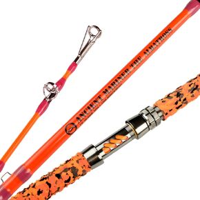 ANCIENT MARINER Albatross Series Castfish Rod 10' Catfish Casting Rods 2 Piece Glow with Black Light Catfish Fishing Rod