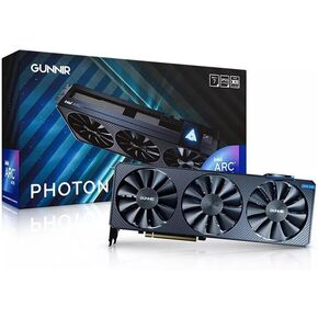 WEELIAO GUNNIR Intel Arc A770 Photon 16GB OC GDDR6 2400MHz Triple Fan White Graphics Card (256-bit, PCIe 4.0, HDMI/DisplayPort, Supports 4k)