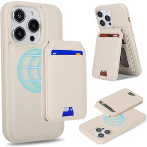 Ｈａｖａｙａ for iPhone 11 Case 2 in 1 Detachable Magnetic Wallet with Card Holder Magsafe Compatible Stand Phone case Credit Card Slots PU Leather for Women Men-Black