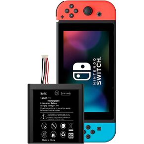 Lasting Capacity Standard Li_ion Upgraded AA Grade 4600mAh Battery Compatible with Nintendo Switch HAC-001 Game Console