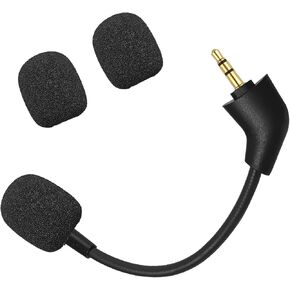 Replacement Game Mic Microphone for Post-2021 2nd Version Wired Kingston HyperX Cloud 2 Gaming Headsets, 3.5 mm Jack (New Version Wired)