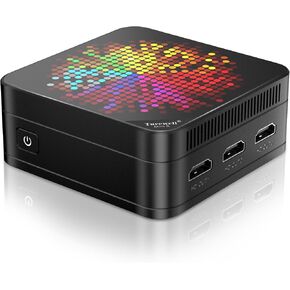 TUREWELL HSI Mini PC, Alder Lake N95 - Quad-Core 3.4GHz, 8GB DDR5 256GB SSD Mini Desktop Computer, WiFi 5/BT5.0/USB3.0/Gigabit Ethernet, Triple 4K Display Micro Computer for Home Office