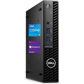 Dell Optiplex 3000 MFF Business Desktop, 12th Gen Intel Core i5-12500T, 32GB RAM, 1TB PCIe SSD, HDMI, Displayport, RJ-45, Wired Keyboard&Mouse, Wi-Fi 6, Windows 11 Pro, Black (Renewed)