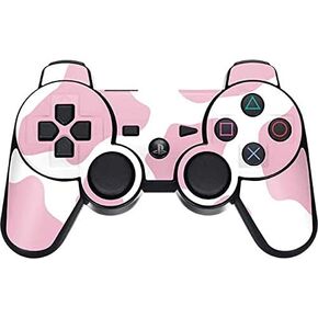 Skinit Decal Gaming Skin Compatible with PS3 Dual Shock Wireless Controller - Officially Licensed Skinit Originally Designed Pink Cow Print Design