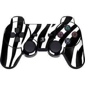Skinit Decal Gaming Skin Compatible with PS3 Dual Shock Wireless Controller - Officially Licensed Skinit Originally Designed Zebra Print Design