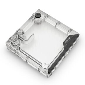 EK Water Blocks EK-Quantum Volume 3 FLT 140 Reservoir, D-RGB, Plexi, 146.5 x 143.5 x 44mm, Desktop GPU Liquid Cooling Reservoir