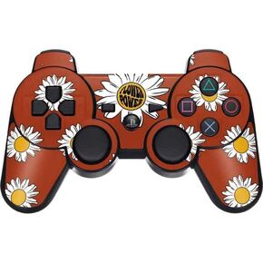 Skinit Decal Gaming Skin Compatible with PS3 Dual Shock Wireless Controller - Originally Designed Flower Power Design