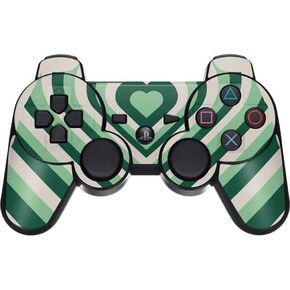 Skinit Decal Gaming Skin Compatible with PS3 Dual Shock Wireless Controller - Originally Designed Lucky Heart Pattern Design