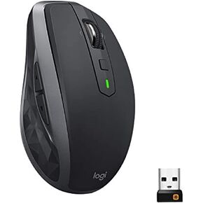 logitech - MX Anywhere 2S Wireless Laser Mouse - Black