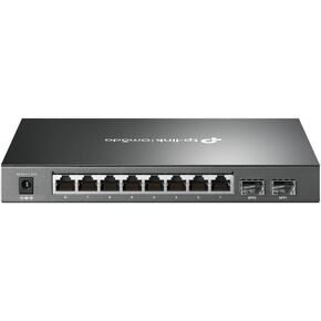 TP-Link TL-SG2210P V3 Jetstream 8-Port Gigabit Smart PoE+ Switch with 2 SFP Slots (Supports 8 Gigabit PoE Ports, 58W Budget, Fanless)