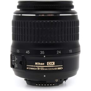 Nikon AF-S DX NIKKOR 18-55mm f/3.5-5.6G ED II Zoom Lens with Auto Focus for Nikon DSLR Cameras