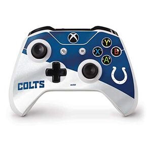 Skinit Skinit Gaming Gaming Skin متوافق مع وحدة تحكم Xbox One S - تصميم NFL Indianapolis Colts مرخص رسميًا