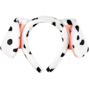 HOYDATE Dalmatian Headband with Dog Ears Costume Dog Ears Headband Cartoon Hair Hoop Dalmatian Headband Hair Accessories for Halloween Christmas Cosplay Party Favors Supplies (Brown) in Kuwait