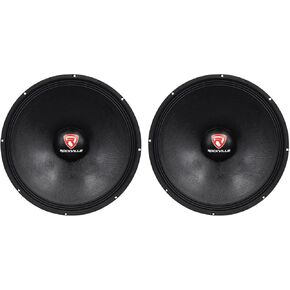 Rockville 2 RVP18W8 2400w 18" Pro Subwoofers 8-Ohm Raw Sub Woofers 90 Oz Magnets