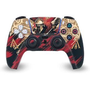 تصاميم القضية الرئيسية مرخصة من Assassin's Creed Alexios Odyssey Artsey Vinyl Faceplate Sticker Gaming Skin Cover متوافقة مع Sony PlayStation 5 PS5 DualSense Controller in Kuwait
