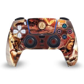 Head Case Designs Officially Licensed Assassin's Creed Alexios Odyssey Artwork Vinyl Faceplate Sticker Gaming Skin Decal Cover Compatible With Sony PlayStation 5 PS5 DualSense Controller