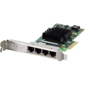 Dell/Intel I350-T4 1Gb QP RJ45 FH NIC (0NWK2) (Renewed)