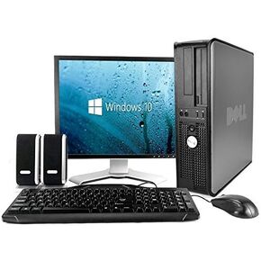 Dell Optiplex 780 Desktop Intel Core 2 Duo 3.0GHz 8GB RAM 500GB HDD DVD-ROM Windows 10 Home 19in Display Keyboard Mouse Speaker WiFi (Renewed)