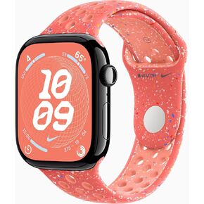 Apple Watch Series 10 [GPS + Cellular ، 46mm] - حالة الألومنيوم الفضية مع فرقة Cargo Khaki Nike Sport ، M/L (متجددة) in Saudi Arabia