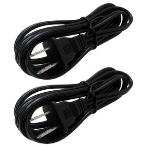 USonline911 AC Power Charger Cable Cord Kit Compatible for PS2/PS3/PS3 Slim/PS4/PSV,Set of 2