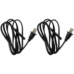 USonline911 2x AC Power Charger Cable Cord Figure-8 Connector Fit most 2 Ports Power Adapters for PC Laptop Computer