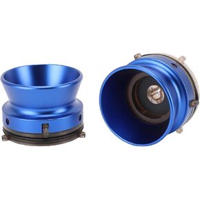 Yoidesu Nab Hub Adapters, 1/4 10 Inch Aluminum Alloy Reel to Reel Tape Nab Hub Adapter with Lock for Studer ReVox B67 (Blue)