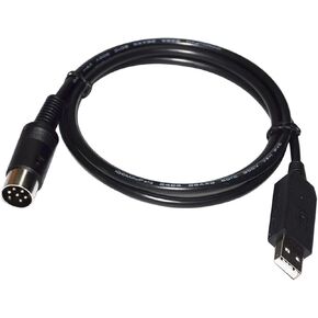 FT232RL USB to 6PIN 6 DIN Connector RS232 Serial Communication Programming Cable for PAS~AP E6000 Knitting Machine to PC(1.8m)