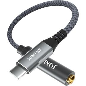 USB-C to 1/4 Inch TRS Audio Adapter 3.3ft/1M, 1/4 Inch 6.35mm Female to USB Type-C Stereo Jack Headphone Adapter Cable for Amplifiers, Mixers, Home Theater, Smartphones, Laptops