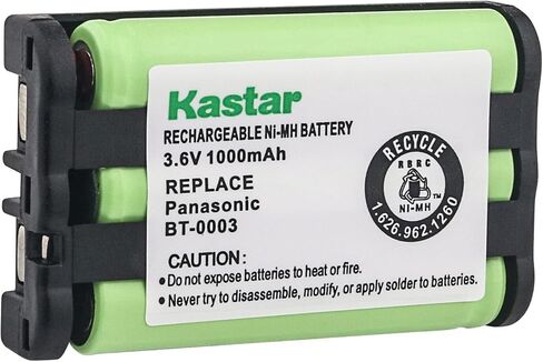 استبدال بطارية Kastar 2-Pack لـ Danton Batt-Bt3 ، Battbt3 ، Empire CPH-510 ، CPH510 ، Interstate Battery Atel0023 ، Tel0023 ، Lenmar CB0BT3 ، CB-0BT3 ، Uniden BBTY0545001 ، BT0003 ، BT-0003 in Saudi Arabia