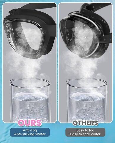 Swimming Goggles 2 Pack, Professional Anti Fog No Leaking UV Protection Wide View Swim Goggles for Women Men Adult Youth in Kuwait