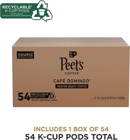 قهوة Peet ، قرون Keurig K-Cup المتوسطة المشوية-Big Bang ، 32 Count (1 صندوق من 32 K-Cup Pods) in Saudi Arabia
