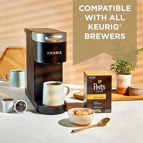 قهوة Peet ، قرون Keurig K-Cup المتوسطة المشوية-Big Bang ، 32 Count (1 صندوق من 32 K-Cup Pods) in Saudi Arabia