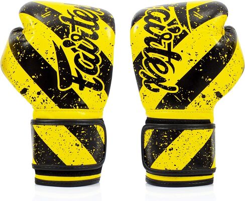 Fairtex BGV14 Muay Thai Boxing Microfibre Gloves for Men, Women, Kids | MMA Gloves, Kickboxing, Gym, Workout | Premium Quality, Light Weight & Shock Absorbent Boxing Gloves- (White Graffiti/8oz) in Saudi Arabia