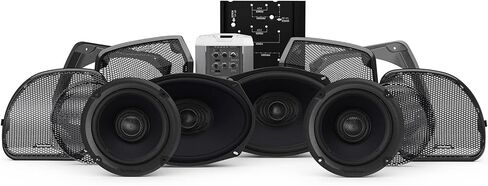 Rockford Fosgate HD14RGSG-Stage3 أربعة مكبرات صوت ومجموعات مكبر للصوت لعام 2014+ Harley-Davidson Road Glide & Street Glide in Saudi Arabia