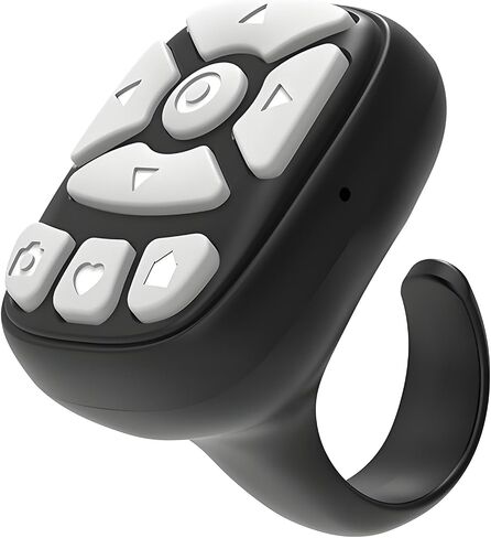 الإصبع القابل لإعادة الشحن اللاسلكي بلوتوث عن بعد حلقة التمرير ، RC صفحة Turner Music Video Camera مصراع لـ iPhone Android (Pink) in Kuwait