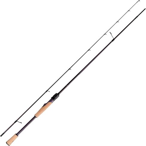 PURELURE ACUTEVIOLET Fishing Rod Regular Fast Action, Jerkbait Rod Spinning & Casting 2 Piece, TORAY 36 Ton Carbon Fiber, Titanium Frame with Torzite Guide Ring, Carbon Reel Seat and 3A Cork Handle in Saudi Arabia