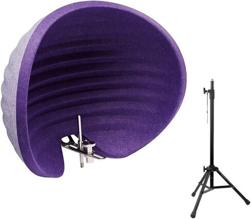 Aston Microphones Halo Reflection Filter (Black) with Reflection Filter Tripod Mic Stand Bundle in Saudi Arabia