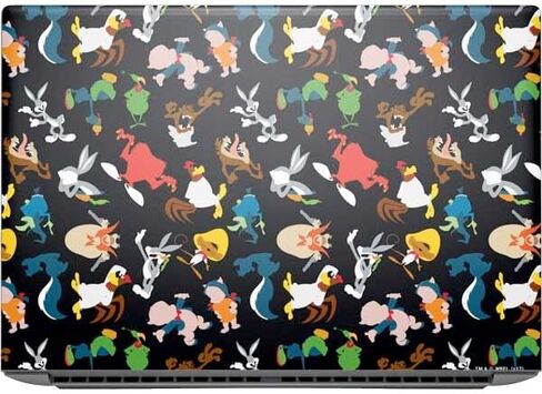 Skinit Decal Laptop Skin Compatible with HP ZBook Fury 16 G10 - Officially Licensed Looney Tunes Identity Pattern Design in Kuwait
