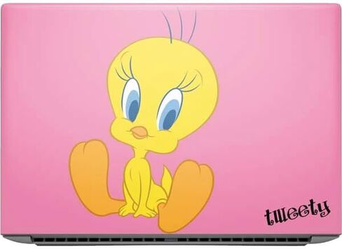 Skinit Decal Laptop Skin Compatible with HP ZBook Fury 16 G10 - Officially Licensed Looney Tunes Identity Pattern Design in Kuwait