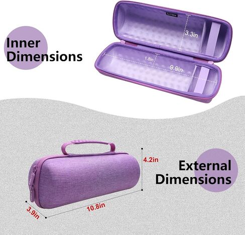LTGEM Hard Travel Carrying Case for Ultimate Ears MEGABOOM 3/4 Portable Wireless Bluetooth Speaker and Charger Dock, Purple in Kuwait