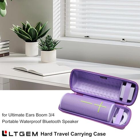 LTGEM Hard Travel Carrying Case for Ultimate Ears MEGABOOM 3/4 Portable Wireless Bluetooth Speaker and Charger Dock, Purple in Kuwait