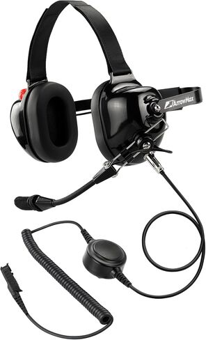 Arrowmax AHDH0032-BK-AX Noise Cancelling Headset - Compatible with Motorola Radios XPR 3500e, 3300e, DGP8050e Elite in Saudi Arabia