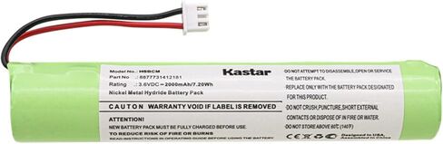 Kastar 1-Pack Ni-MH Battery 3.6VDC 2000mAh 7.20Wh Replacement for Hurricane Spin Scrubber Brush Cleaner Mop Spin-Scrubber Bathtub in Saudi Arabia