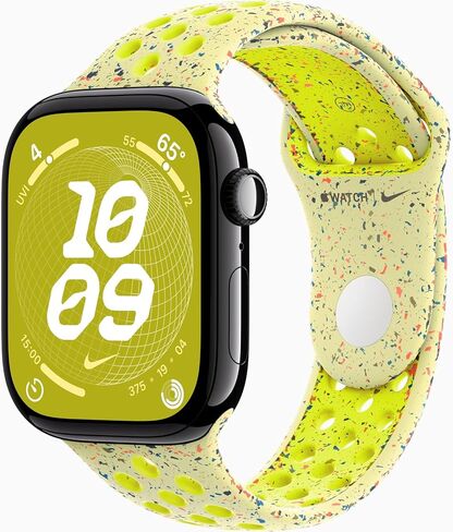 Apple Watch Series 10 [GPS + Cellular ، 46mm] - حالة الألومنيوم الفضية مع فرقة Cargo Khaki Nike Sport ، M/L (متجددة) in Kuwait