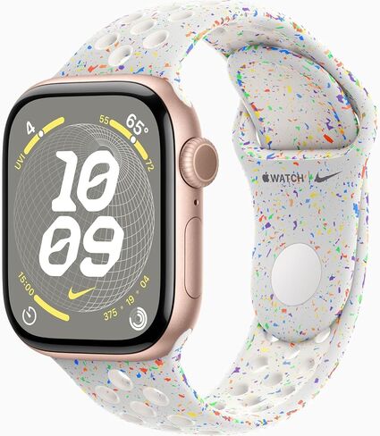Apple Watch Series 10 [GPS + Cellular ، 46mm] - حالة الألومنيوم الفضية مع فرقة Cargo Khaki Nike Sport ، M/L (متجددة) in Kuwait